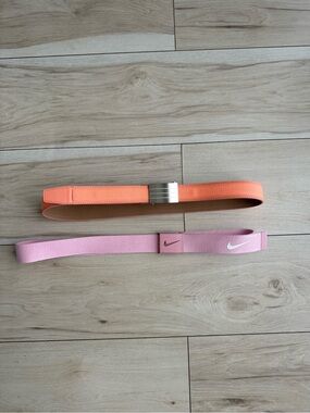 Nike Pink and Kore Coral Belt Duo